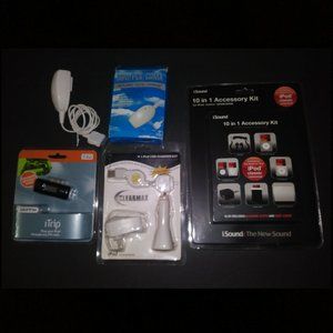 NEW Ipod Classic Kit Griffin itrip FM Transmitter/Charger/Case/Stand/Earbuds